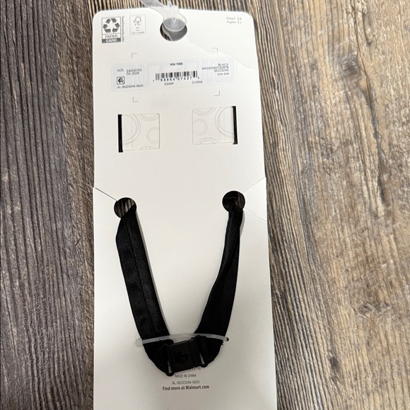 2 Wonder Nation Black Kids Suspender & Bow Tie and zip tie & pocket square set - Picture 10 of 11